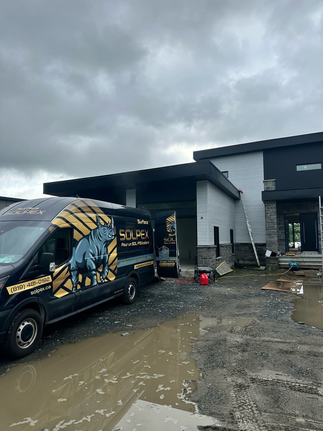 Chantier construction neuve